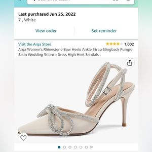 Amazon viral ivory heels with straps